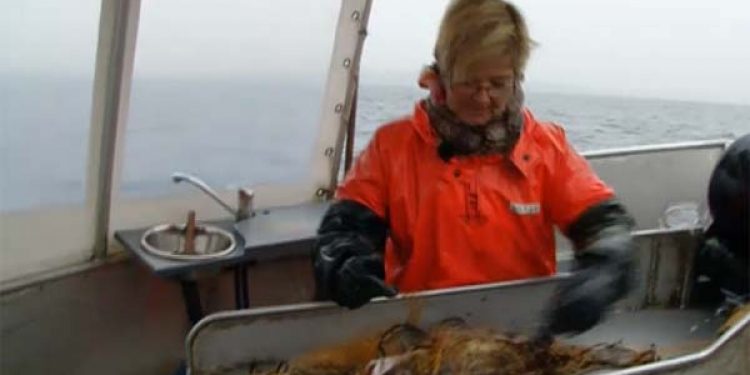 Kærlighed til hinanden og havet.  Foto: Bente jensen erhvervsfisker fra Sønderborg - TV syd