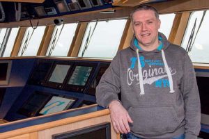 Nord-irsk skipper vælger Skagen Havn.  Foto:Skipper Arnold McCullough: - En god atmosfære