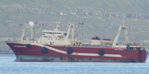 Nyt fra Færøerne uge 39. Makrel giganten Høgaberg er sejlet fra Færøerne Foto: Høgaberg - Skipini
