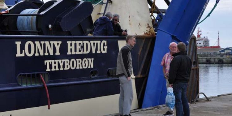Ingeniøren viser danskudviklet trawl teknologi.  Foto: L526 Lonny Hedvig  Fotograf: FiskerForum