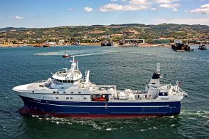 Tyrkisk værft leverer norsk frysetrawler.  foto: Tersan Shipyard