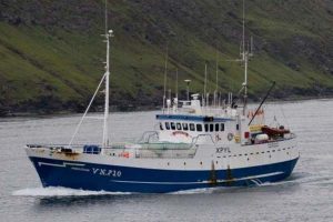 Nyt fra Færøerne uge 5. Havbúgvin er retur efter en fangstrejse i området mellem Island og Færøerne  Foto: Havbugvin Skipini