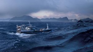 Hos Fiskefabrikken Pelagos i Fuglefjord, har det dårlige vejr haft en direkte indflydelse på størrelsen af landinger af makrel foretaget af de færøske trawlere. foto: Pelagos