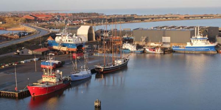 Konkrete job til de besøgende på uddannelsesmessen i Hvide Sande.  Foto: HSSB Hvide Sande Havn