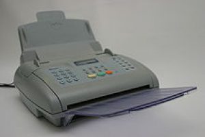 Slut med at forudanmelde pr. fax  Foto: Wikipedia
