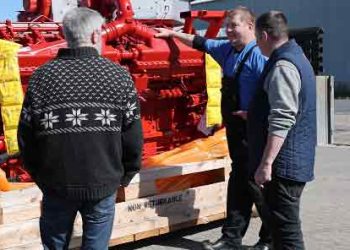 Torsdag den 23. april slog Granly Dielse A/S dørene op på Fiskerihavnsgade 23 i Esbjerg til Åbent Hus arrangement. Der havde de fornøjelsen af at byde over 250 besøgende velkommen til en virkelig vellykket dag. foto: Granly Diesel