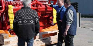 Torsdag den 23. april slog Granly Dielse A/S dørene op på Fiskerihavnsgade 23 i Esbjerg til Åbent Hus arrangement. Der havde de fornøjelsen af at byde over 250 besøgende velkommen til en virkelig vellykket dag. foto: Granly Diesel