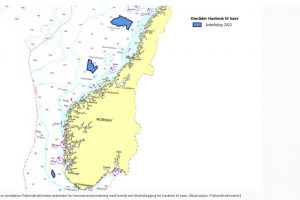 Den Norske Regering vil vurdere effekten af ​​tre områder for offshore havbrug. foto: Kystdirektoratet