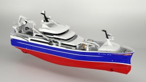 nybygning karstenses skibsværft - norsk snurper/trawler