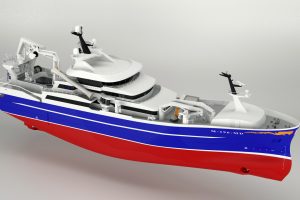 nybygning karstenses skibsværft - norsk snurper/trawler