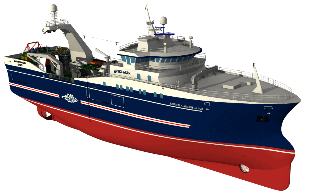 Read more about the article Islandsk skibsdesigner præsenterer ny høj-effektiv fabriks-trawler
