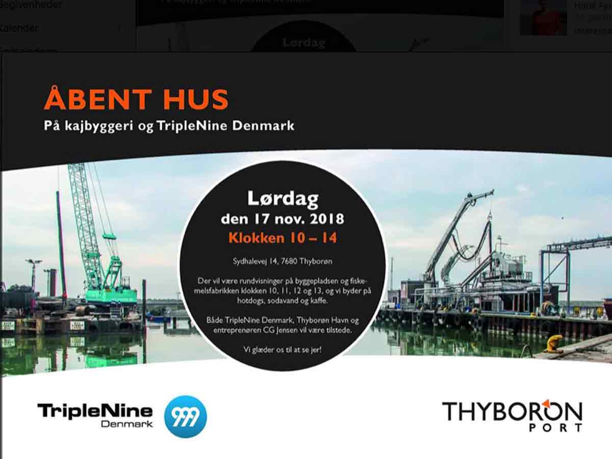 Read more about the article Ombygning og havneudvidelse fejres i Thyborøn