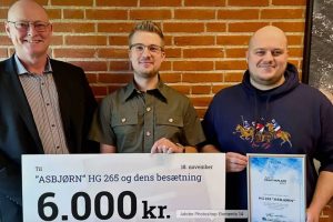 Årets læreplads 2022 blev HG 265 Asbjørn samt besætning - foto: f.a.-dk
