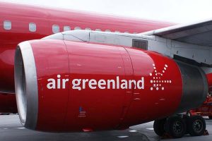Air Greenland indsætter 2 ekstra flyvninger til Polar Fish Messen.  foto: Air Greenland  - Wikip