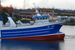 Lettisk værft søsætter nybygning af irsk trawler  Foto: Nybygning S 40 »Alannah Riley«