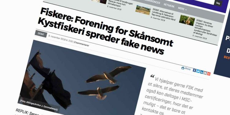 DFPO konfronterer FSK med påstanden om de spreder »Fake News«. Screenshot af Altinget.dk
