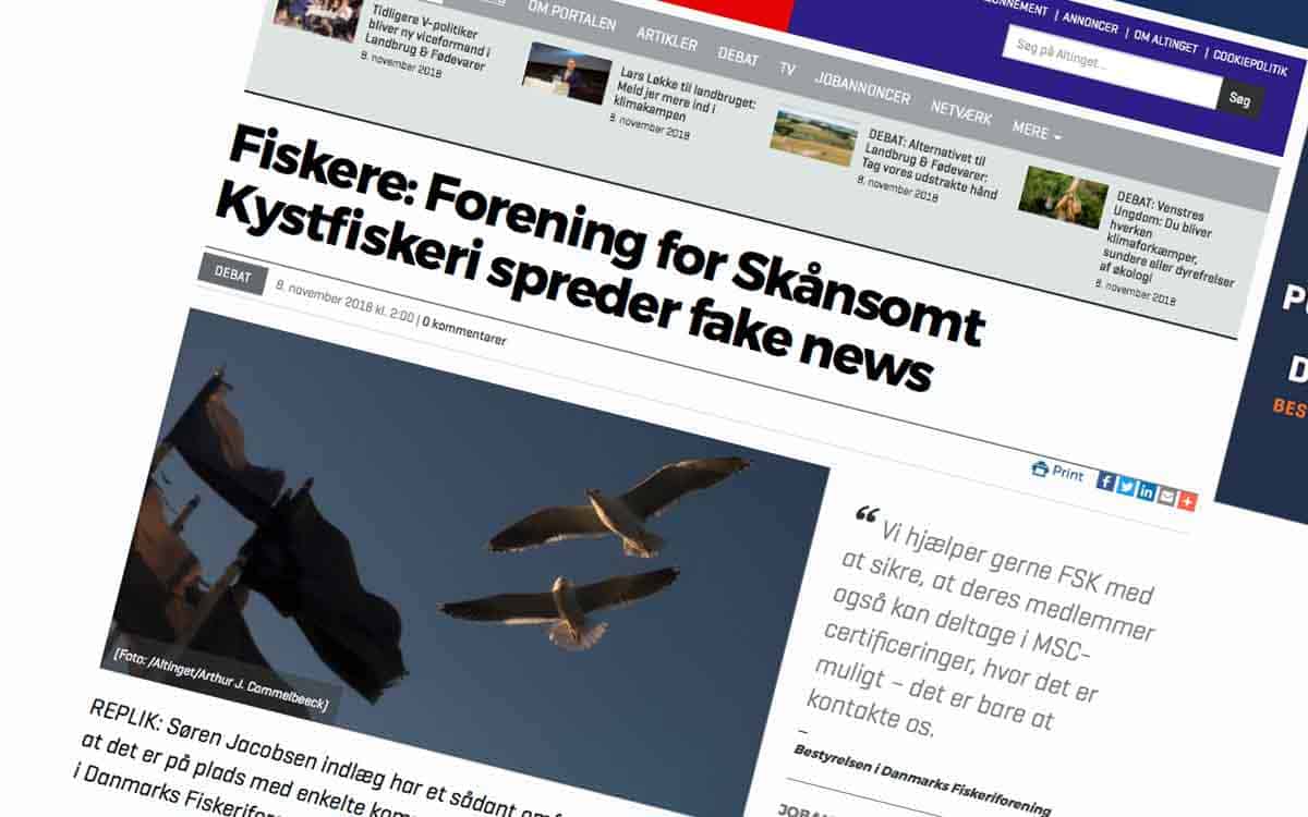 Read more about the article DFPO konfronterer FSK med påstanden om de spreder Fake News
