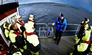 Norges største akvakulturmesse har slået dørene op   Foto: der er planlagt ture ud til havdambrug for besøgende - Aqua-Nor 2017