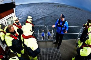 Norges største akvakulturmesse har slået dørene op   Foto: der er planlagt ture ud til havdambrug for besøgende - Aqua-Nor 2017