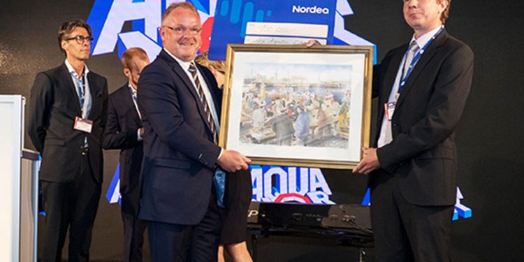 Skotske Ace Aquatec vandt Aqua-Nor´s Innovationspris 2017  Foto: Aqua-Nor 2017