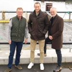 Ledelsen i AquaPri. Fra venstre er det direktør og ejer Morten Priess, CEO og ejer Alexandre van der Wees og direktør og ejer Henning Priess. Foto AquaPri.