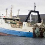 Arctic Viking (ejet af det færøske rederi P/F Línuskipið / Thor Fisheries / Maresco A/S) sejlede ud omkring den 10. maj. De har fisket i farvandene omkring Svalbard og Barentshavet (bl.a. områder som Hopendypet, Sydøst for Svalbard - Det ligger sydøst for den isolerede norske ø Hopen (som er en del af Svalbard-arkipelaget) og syd for Kong Karls Land. foto: Kiran J