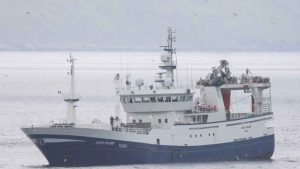 Trawleren **Arctic Voyager** landede 800 tons sild. foto Kiran J