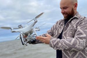 Droner Revolutionerer Kortlægningen af Ålegræsset i Havet foto: DTU Anne Trap-Lind