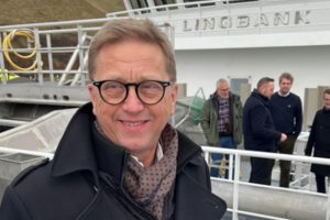 Asger Christensen (V MEP) tager på fiskerirundfart i Strandby - arkivfoto