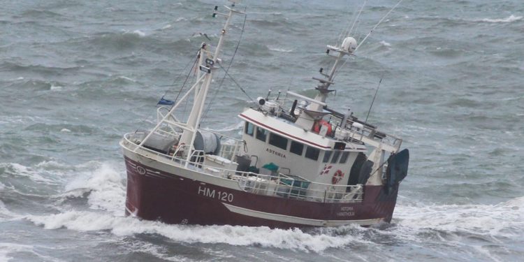 lukket norsk fiskeri-zone giver nærmest kaotisk trængsel i dansk farvand foto: Astoria - BNO