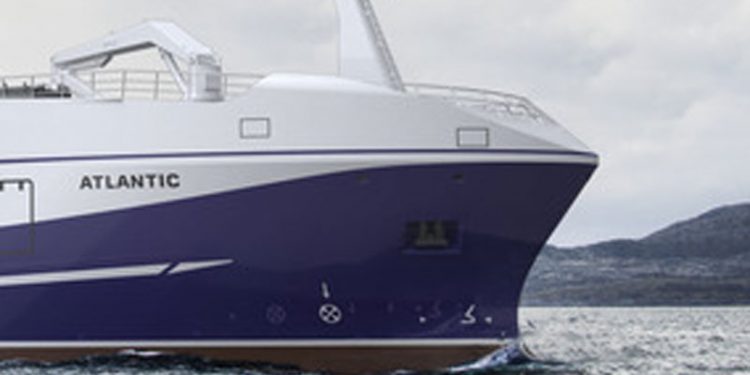 Nyt skibsdesign: Autoline og snurrevod i et og samme fartøj   Foto: nyt koncept - kombination af snurrevod og autolanglinefartøj - Skipsteknisk