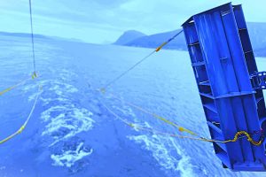 Ny teknologi fra Thyborøn Trawldoor sikrer præcis højde over havbunden, reducerer brændstofforbrug og mindsker slid på udstyr. foto: Hampidjan