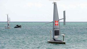 I regeringens finanslovsforslag afsættes 13,5 millioner kroner til at styrke kontrollen med skyggeflåden, især i og omkring Skagen, hvor tankskibe ofte kaster anker. foto: forsvaret