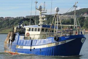 Skotsk trawler forlist udfor Englands sydvestkyst.  BF 190 Kairos tidligere Vision - TrawlerPhotos