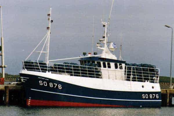 Read more about the article Seks fiskere reddet fra irsk fiskefartøj “Amy Jane”