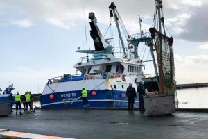 Kontrol på Havnen i Thyborøn, glæder nogen men overrasker andre foto: Dennis Kristiansen