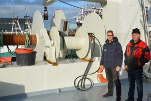 Dansk firma udfordrede norsk fiskeskipper på Nor-Shipping i Oslo.  Foto: Karsten Olesen fra AS Scan og Bjørn Inge Hansen Toya - FiskerForum