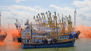 De hollandske fiskere optrapper konflikten foto: EMK
