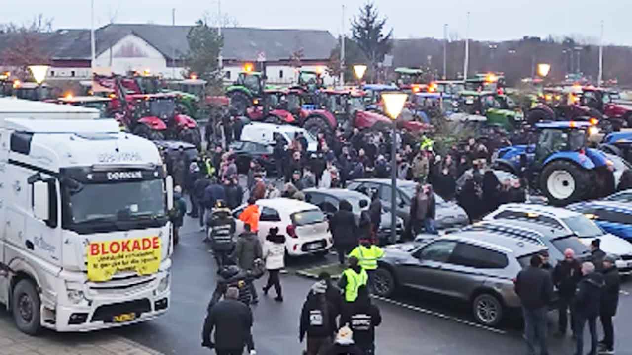 Read more about the article Landmænd, fiskere og vognmænd demonstrerede mod nye krav og afgifter