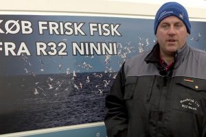 Havfriskfisk på Bornholm med fisker Bo Johansen med kutteren R32 Ninni