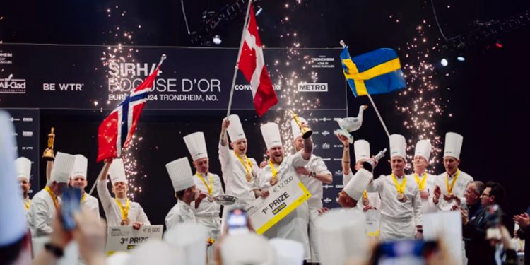 Dansk Bocuse d'Or-hold banker Norge på hjemmebane foto: BocusedOr