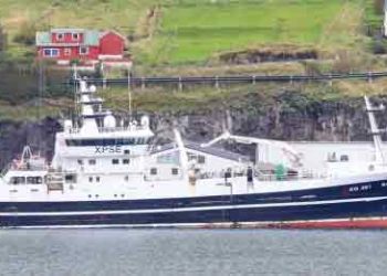 Borgarin lander 280 tons guldlaks - Kiran J