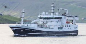 For Borgarin blev 2025 derimod et svagere år. Skibet fiskede for 153,7 millioner kroner, hvilket er 9,7 millioner kroner mindre end året før. foto: kiran j 