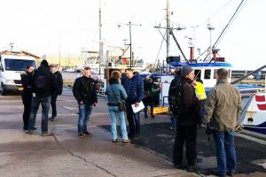Bornholms Fiskeri er på bistand om to år. Foto: Bornholmske fiskere mødtes på Nexø Havn - CSH