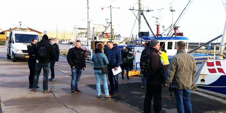 Bornholms Fiskeri er på bistand om to år. Foto: Bornholmske fiskere mødtes på Nexø Havn - CSH