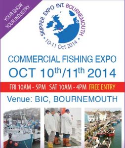 Skipper Expo Int. Bournemouth 2014 forventer mange besøgende.  Plakat - Skipper Expo Int. Bournemouth 2014