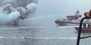 Norsk rejetrawler sank torsdag formiddag i Oslo-fjorden - f Foto: RS «Elias»/Redningsselskapet