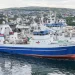 Den færøske frysetrawler Brestir er igen på fiskeri efter mere end et års ophold ved kaj som følge af problemer med krumtapakslen. Arkivfoto: Kiran Jóanesarson / Fiskur.fo.