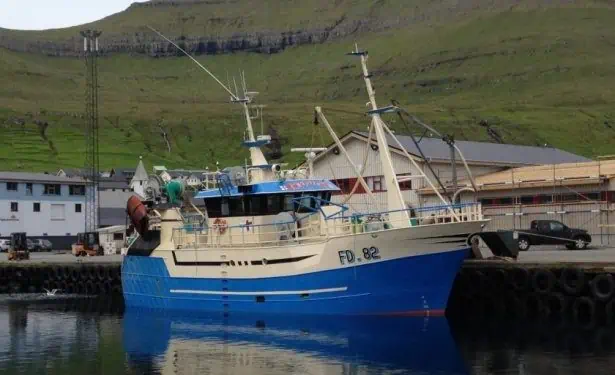 I Klaksvik landede den mindre trawler Búgvin i sidste uge en last på 20 tons