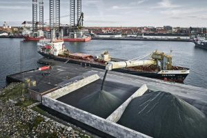 Esbjerg Havn udvider med ny Bulk-terminal - foto: Tertnes - ChristerHolte - Danske Havne